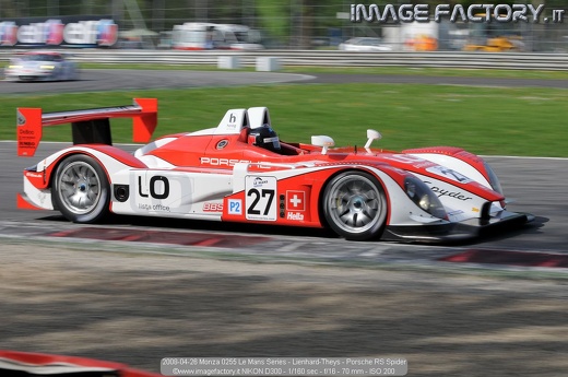 2008-04-26 Monza 0255 Le Mans Series - Lienhard-Theys - Porsche RS Spider
